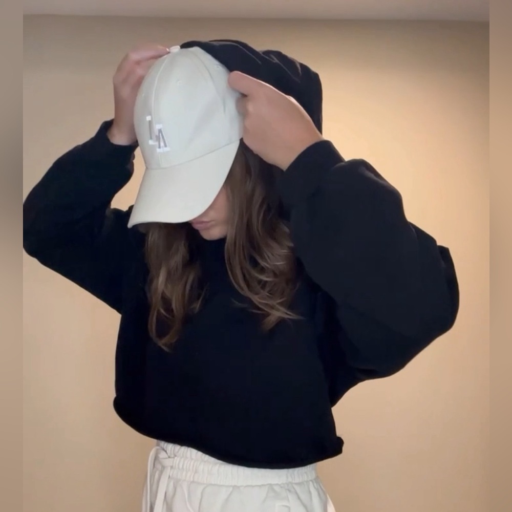 Talentless Cropped Hoodie